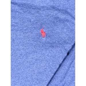 Polo Ralph Lauren Men's XXL Blue Long Sleeve Crewneck T-Shirt Cotton Logo